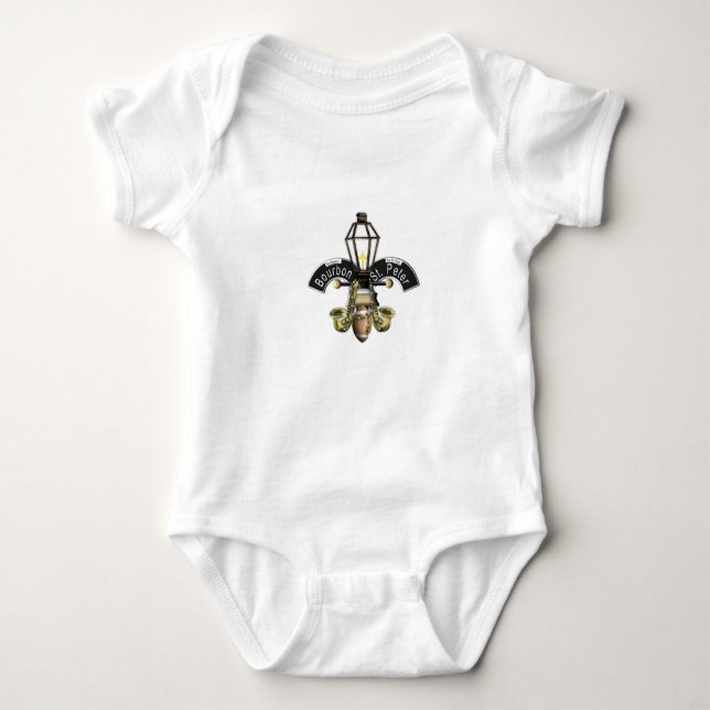 Fleur de New Orleans Baby Bodysuit (Front)
