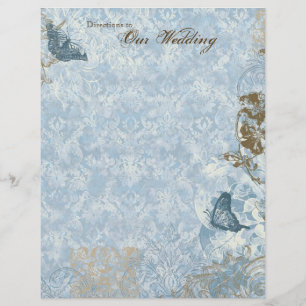 Fleur di Lys Damask - Stationery Wedding