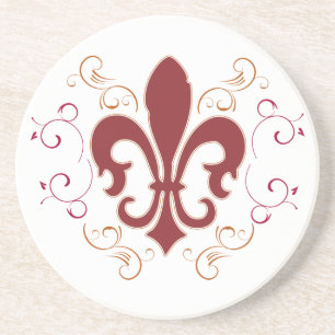 fleur_earthtone_lg coaster