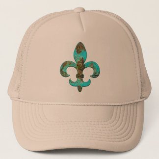 Fleur Faux Stone 1 Trucker Hat