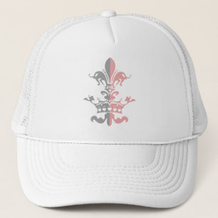 Fleur Heart Crown - Pink Trucker Hat