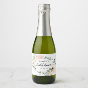 Fleur Jolie Bridal Shower Sparkling Wine Labels