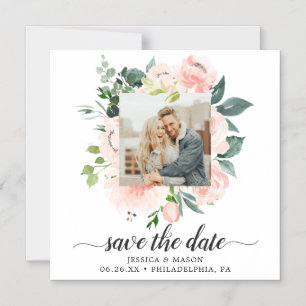 Fleur Jolie Floral Wedding Save The Date Magnets
