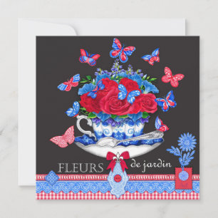 Fleur Porcelain Cup Card
