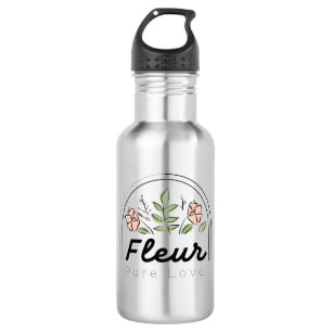 Fleur – Pure Love Floral Logo 532 Ml Water Bottle