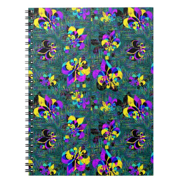 Fleurdelis collage notebook (Front)