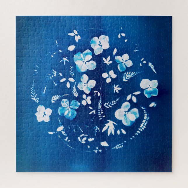 fleuri Cyanotype - Un air de printemps Jigsaw Puzzle (Vertical)
