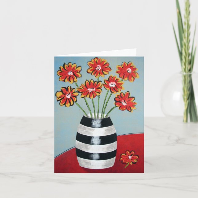 Fleurs and Stripes Art Card (Front)