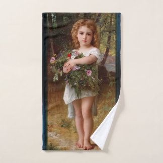 Fleurs De Printemps by William Bouguereau Bath Towel Set