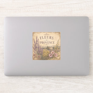 fleurs de provence vinyl sticker