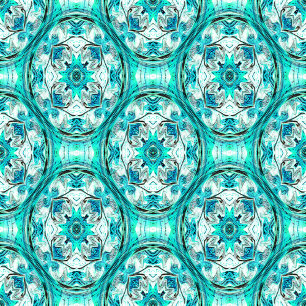 Fleurs en Turquoise....... Tote Bag