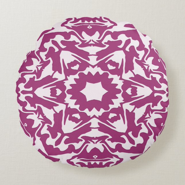 Fleurs & Gargoyles.... Round Cushion (Front)
