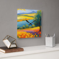 “Fleurs Tranquilles” Wide Landscape Provence
