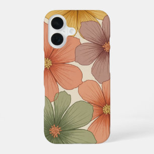 Fleurs Tropicales Vintage iPhone 16 Case