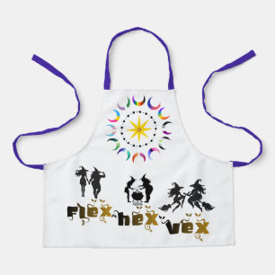 Flex. Hex. Vex. Body Positive & Diverse Witches Apron