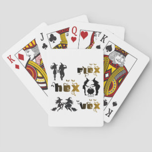 Flex. Hex. Vex. Body Positive & Diverse Witches Playing Cards