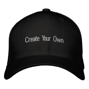 Flexfit Wool Create Your Own Text Custom Embroidered Hat