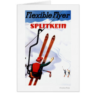 Flexible Flyer Splitkein Wooden Skis Promo