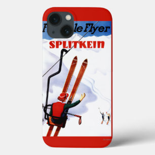 Flexible Flyer Splitkein Wooden Skis Promo iPhone 13 Case