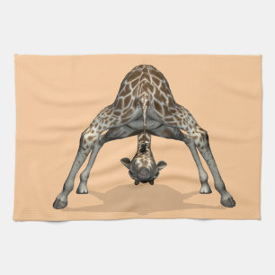 Flexible Giraffe Tea Towel