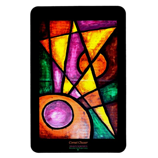 Flexible Magnet, Comet Chaser Painting Magnet (Vertical)