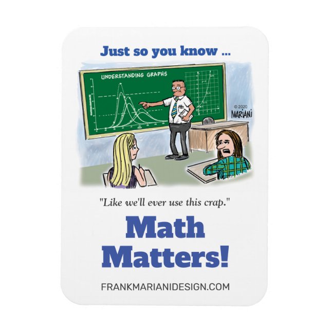 Flexible Magnet - Edgy Caption (Vertical)