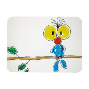 Flexible magnet “Small bird”.