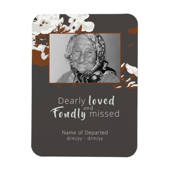 Flexible Memorial Photo Magnet (Vertical)