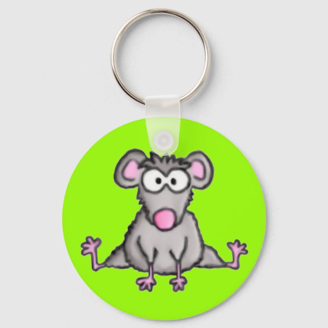 Flexible Mouse Key Ring (Front)