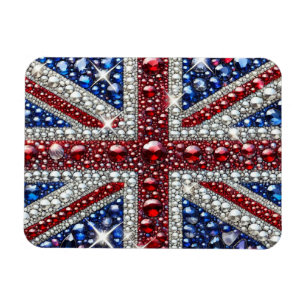 Flexible photo magnet with British Colours