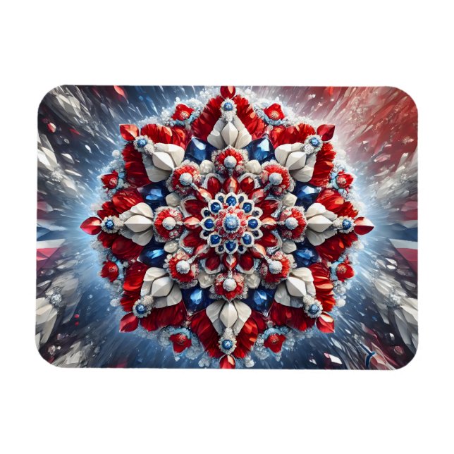 Flexible photo magnet with Norway Colours (Horizontal)