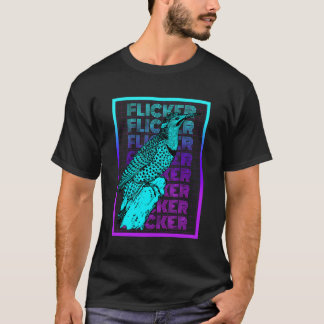 Flicker Bird Vintage Retro Flicker T-Shirt