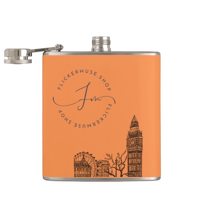 Flickermuse  hip flask (Opened)