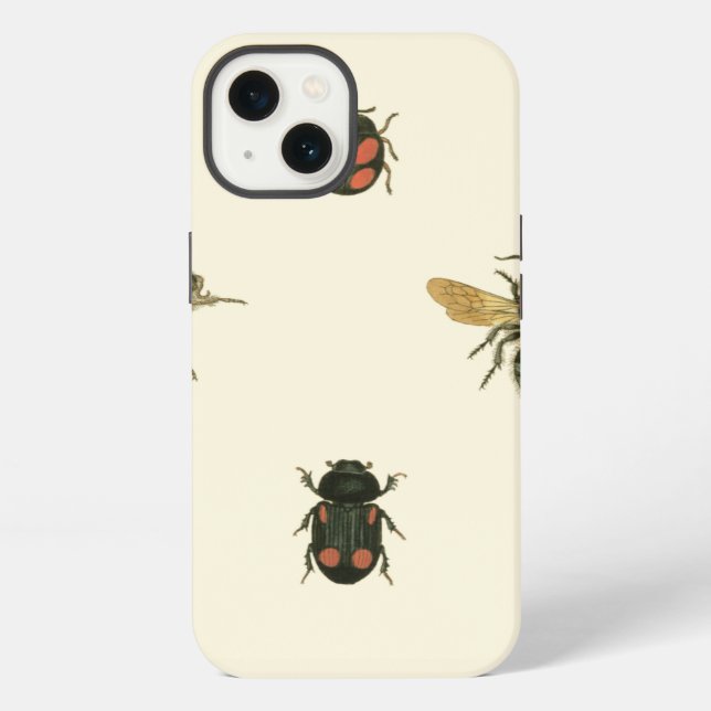 Flies and Beetles by Vision Studio iPhone Case (Back)