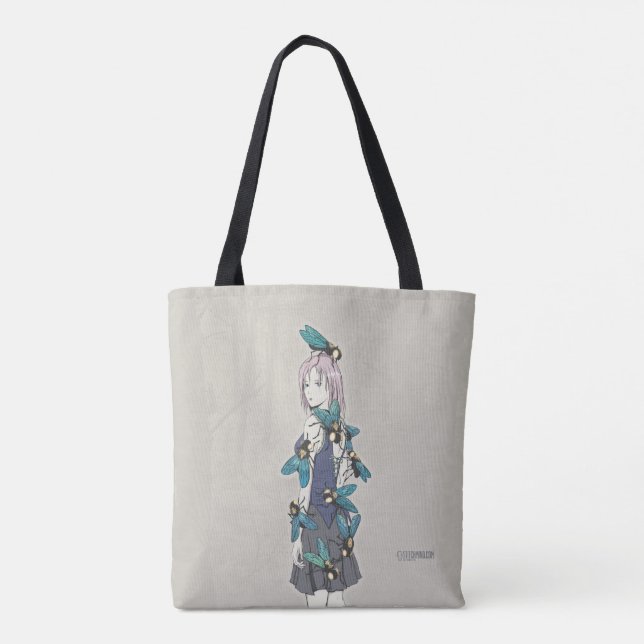 Flies tote bag (Back)