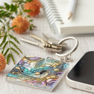 Fliesender Goldfluss  Key Ring