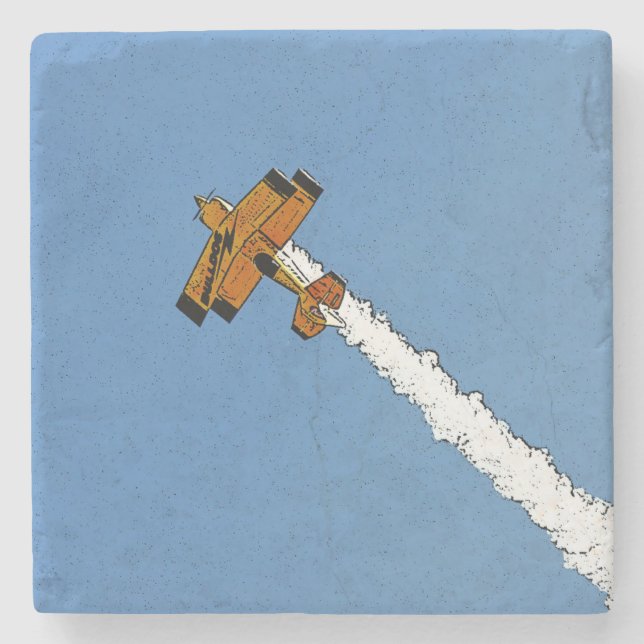 Flight 1 coastercna stone coaster (Front)