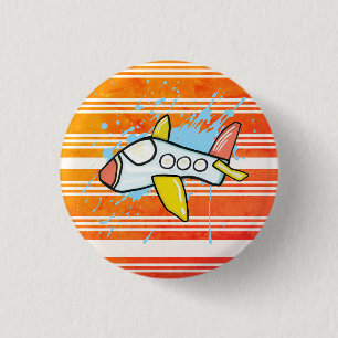 Flight 3 Cm Round Badge