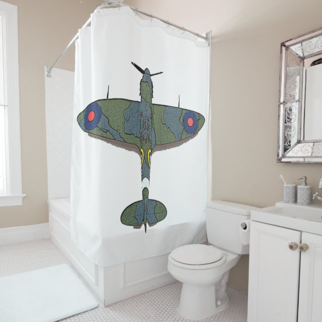 Flight 5 sccnm shower curtain (In Situ)
