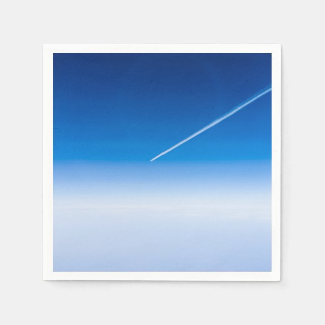 Flight above the clouds napkin (Front)