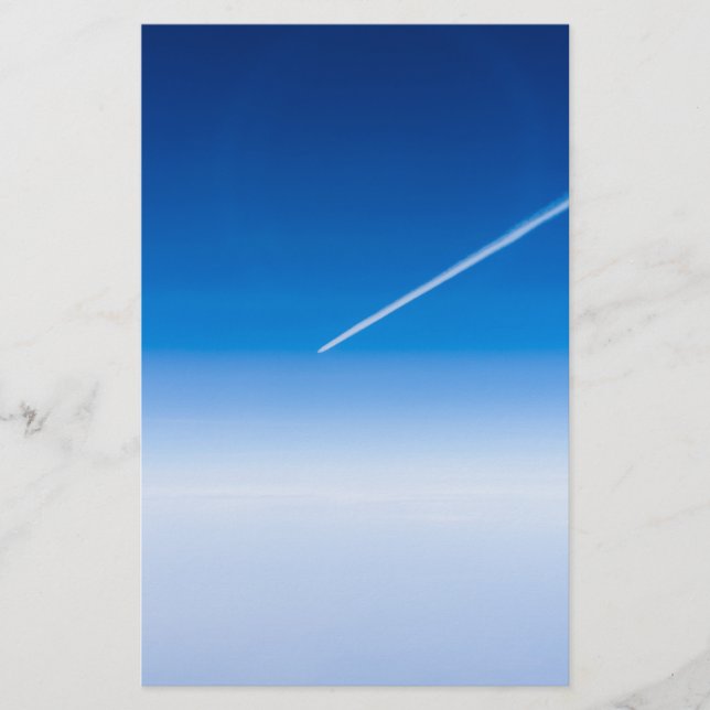Flight above the clouds stationery (Front)