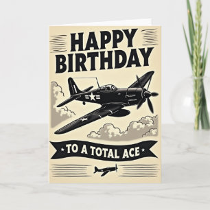 Flight Adventure Birthday Card