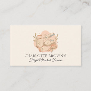 Flight Attendant Airline Travel Business Card