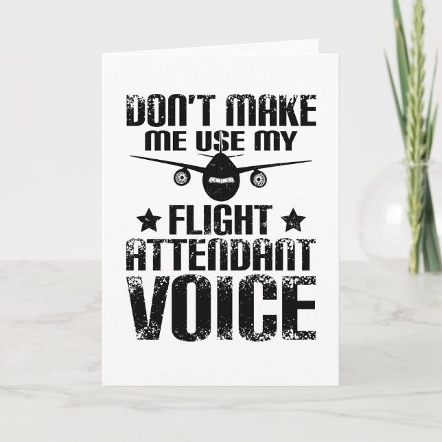 Flight Attendant Card (Front)