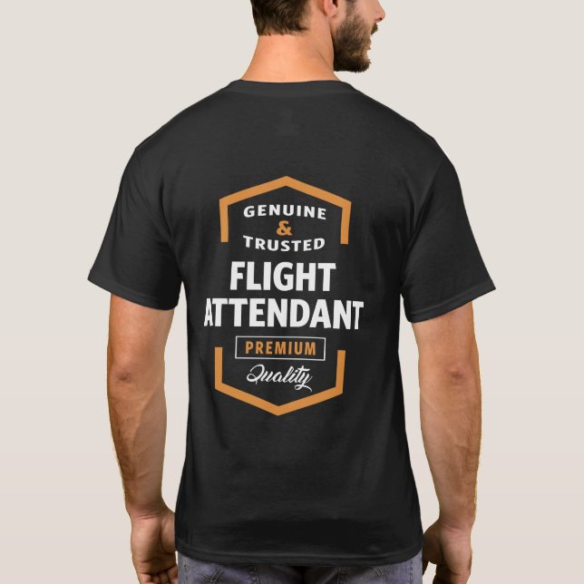 Flight Attendant | Gift Ideas T-Shirt (Back)