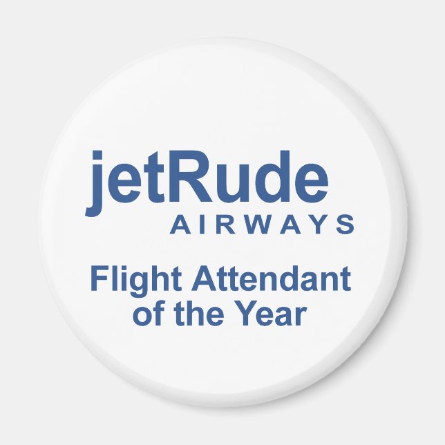 Flight Attendant of the Year Magnet (Front)
