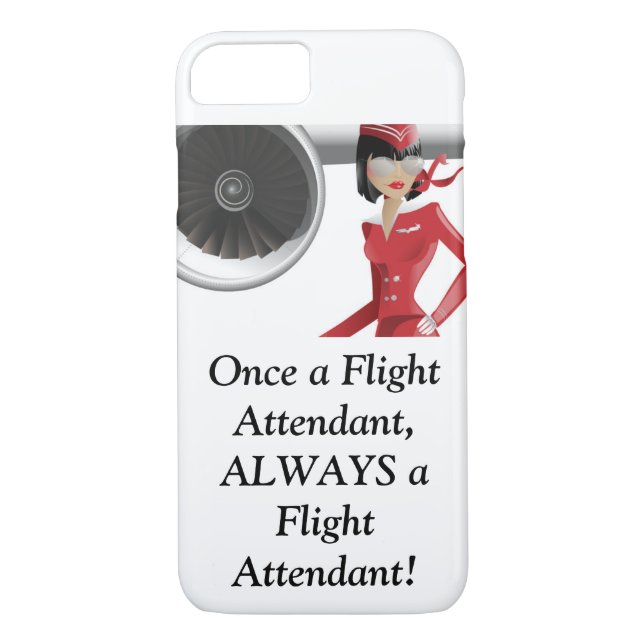 flight attendant phone case (Back)