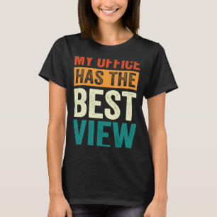 Flight Attendant Pilot My Office Has The Best View T-Shirt