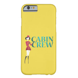 Flight Attendant with Cabin Crew Typography Barely There iPhone 6 Case