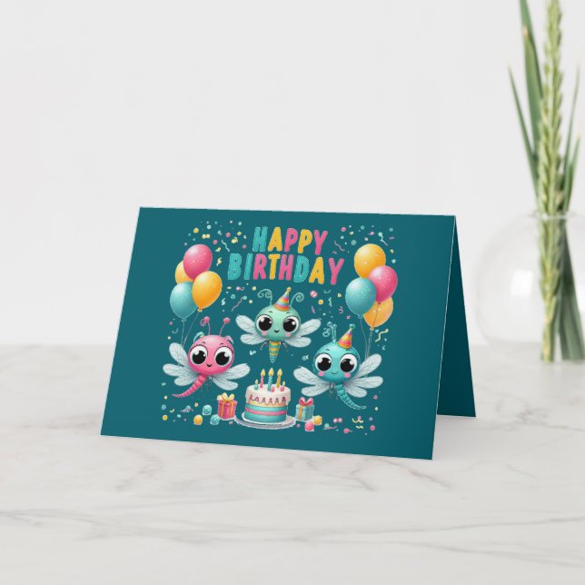FLIGHT BIRTHDAY CARD FOR KIDS (Front)